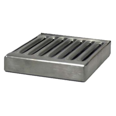 Stainless steel drip tray with SS insert no drain 5-3/8 x 3/4 x