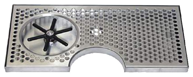 19 Surface Mount Cut-Out Drain Tray, 7.5 Column