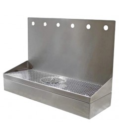 24 x 7-1/4 Stainless Steel Surface Mount Drip Tray Pan