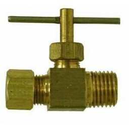 Needle valve 3/8 compression x 1/4 MPT